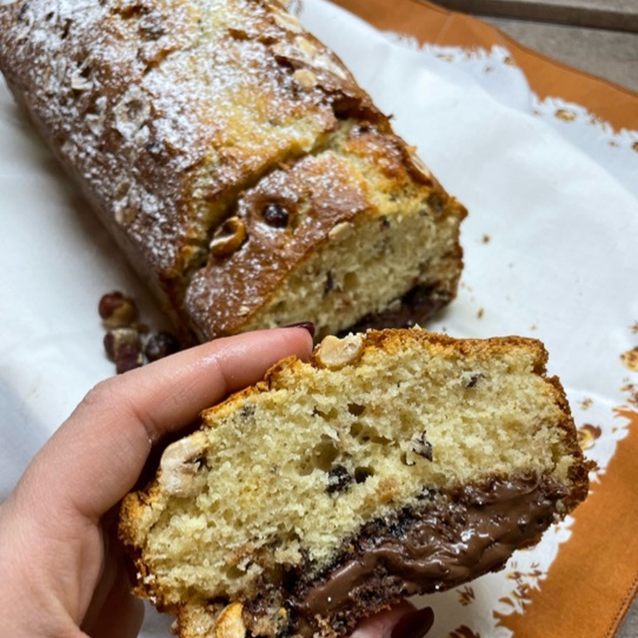 Plumcake nutella e nocciole 😋