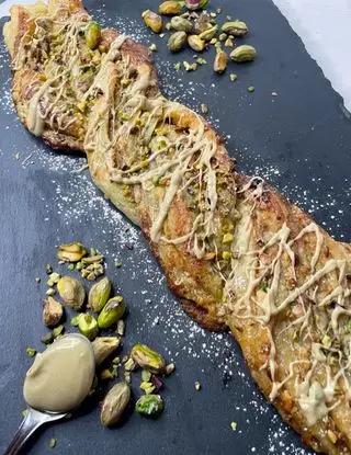 Ricetta Treccia di sfoglia al pistacchio e cioccolato bianco😍 di midivertoacucinare