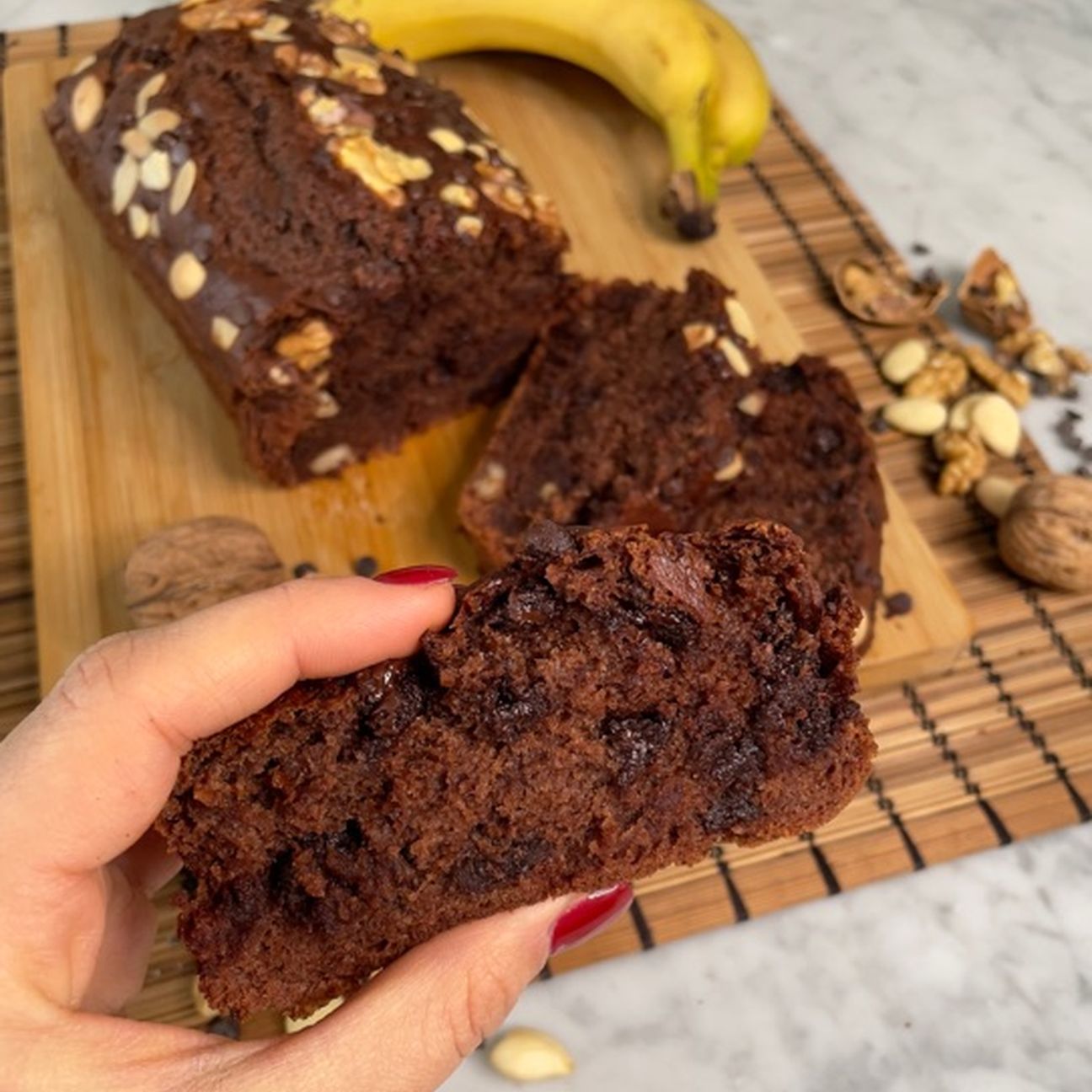 Banana bread al cioccolato 🍫