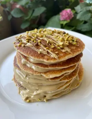 Ricetta Pancakes con crema di pistacchi🤩 di midivertoacucinare