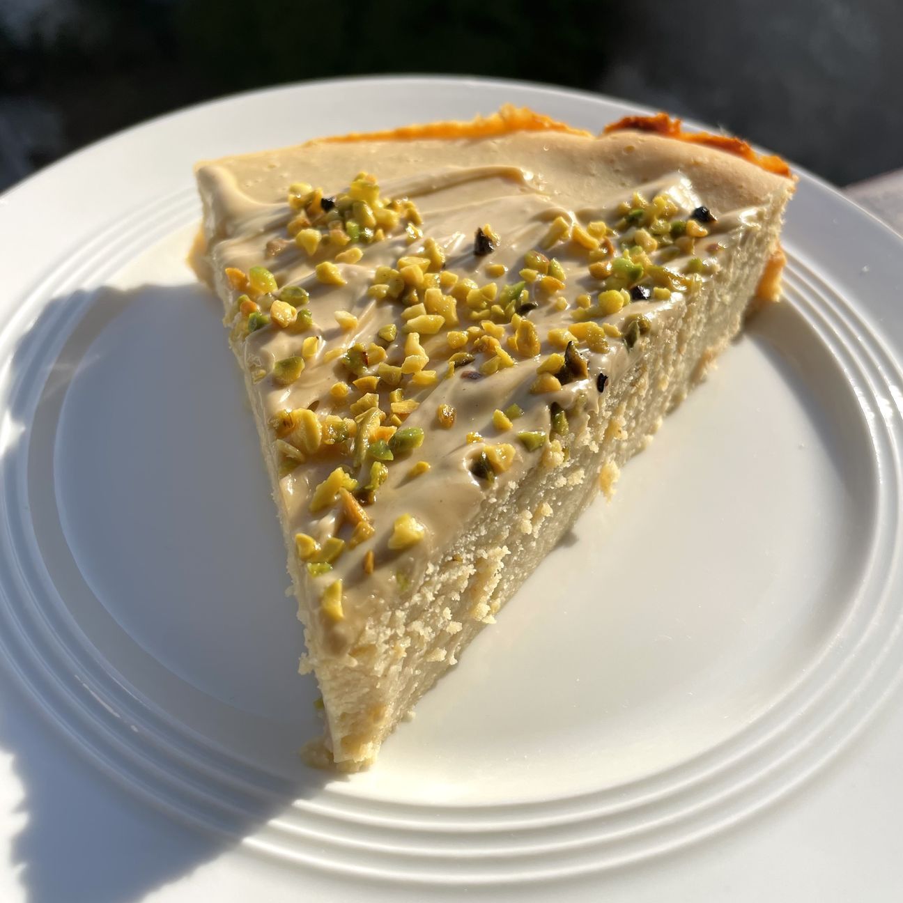 Torta ricotta e pistacchio senza glutine🤤
