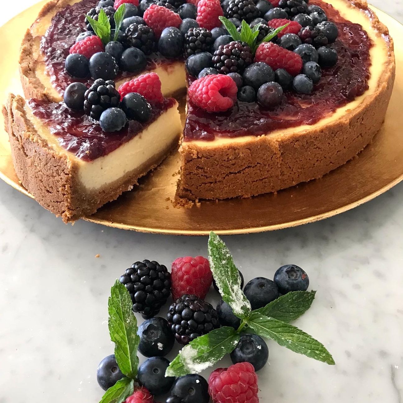 New York Cheesecake ai frutti di bosco