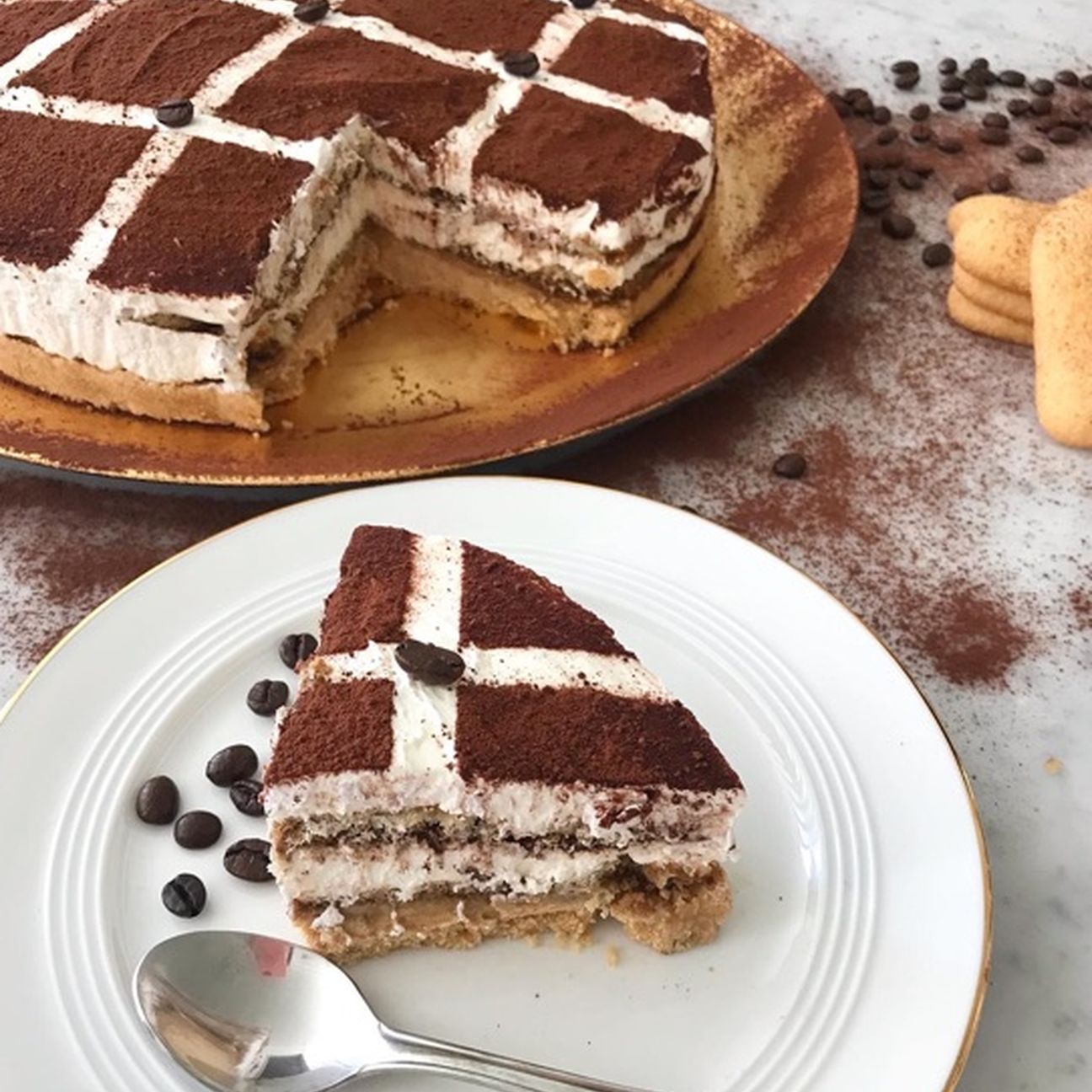 Cheesecake Tiramisú senza uova