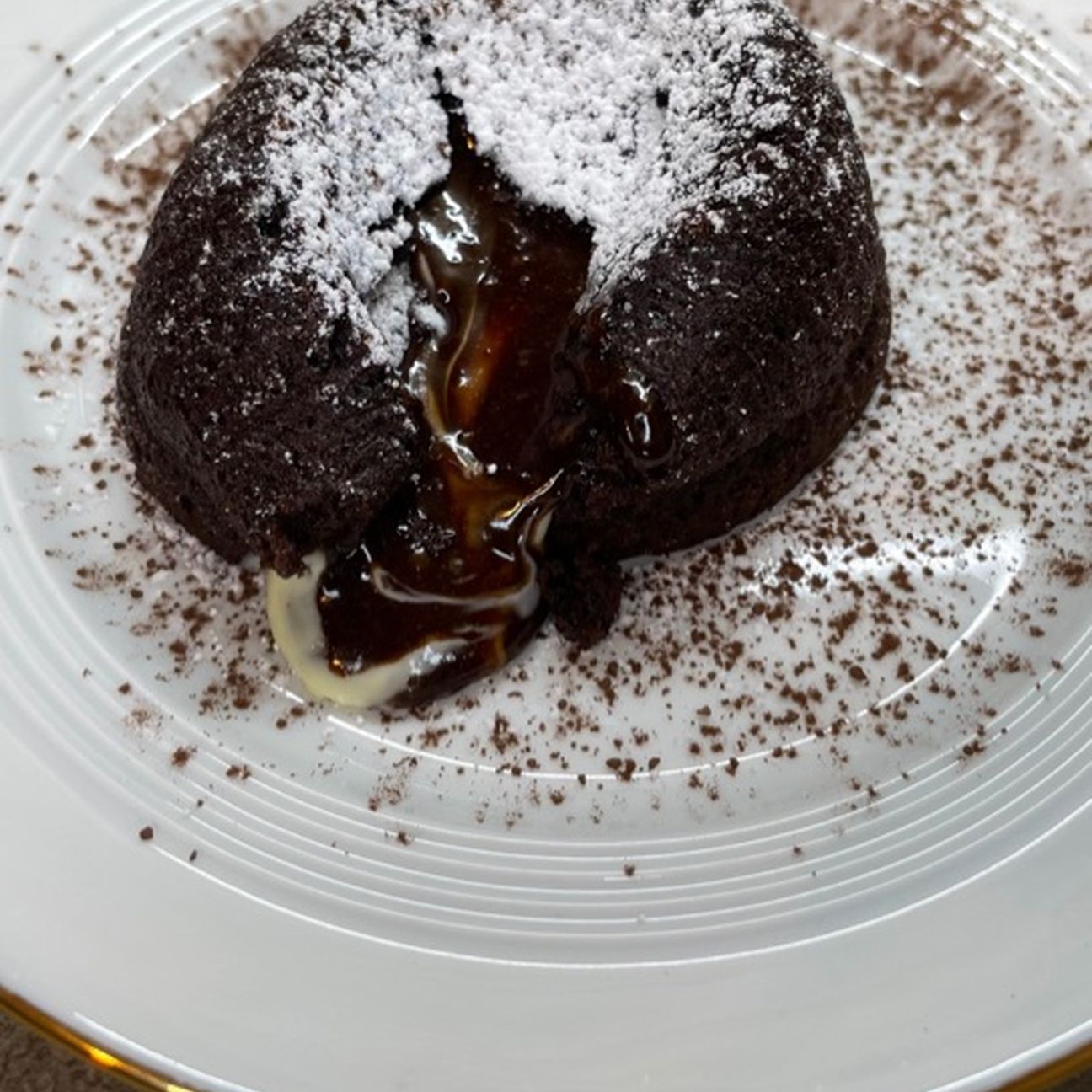 Soufflé ai due cioccolati😍