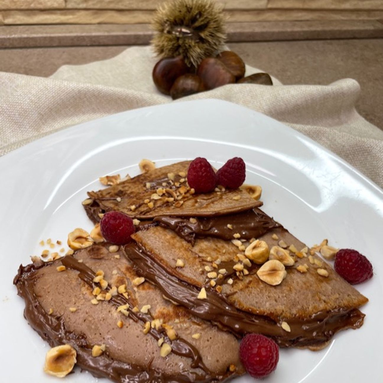 Crêpes con farina di castagne🌰