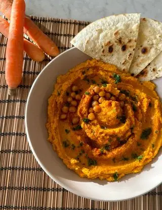 Ricetta Hummus di ceci e carote arrosto🥕 di midivertoacucinare