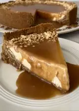 Ricetta Cheesecake caramello salato e arachidi 🥜🤩