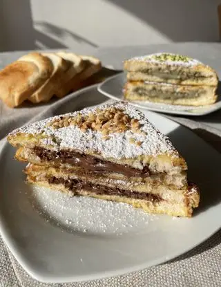 Ricetta Nutella e Pistacchio French Toast di midivertoacucinare