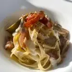 Ricetta Tagliatelle con carciofi, pancetta affumicata e crema di parmigiano