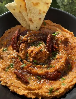 Ricetta Hummus di ceci e pomodori secchi 😍 di midivertoacucinare