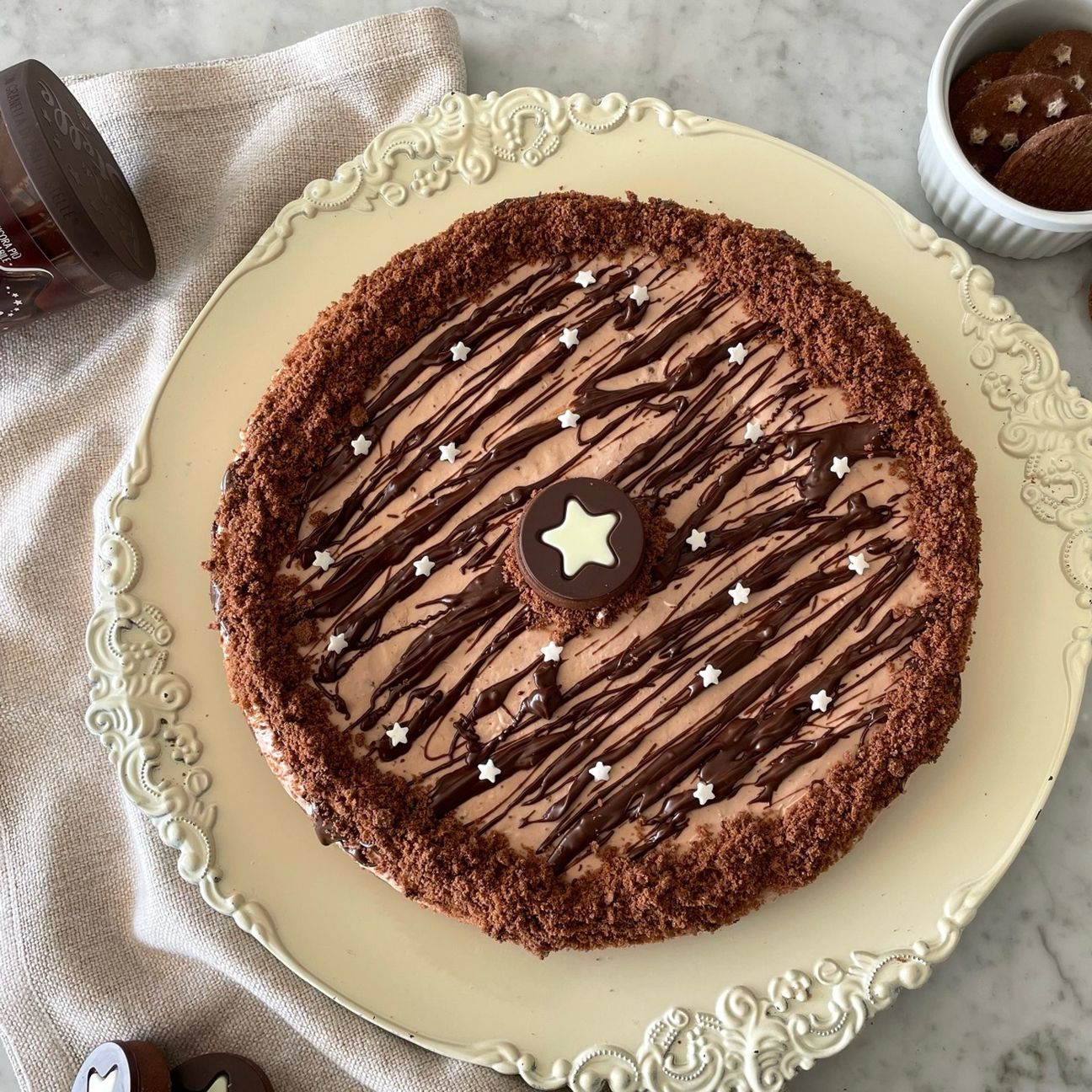 Cheesecake crema pan di stelle⭐️