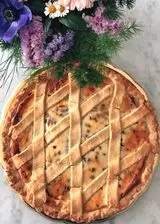 Ricetta Crostata con ricotta e gocce di cioccolato 🍫