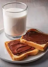 Ricetta Latte, pane e nutella