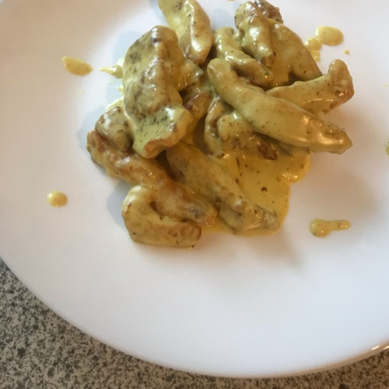 Bocconcini di pollo al curry
