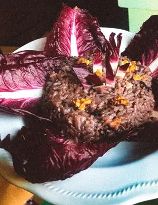 Ricetta Risotto Integrale Radicchio e Noci di marleneterenzi3