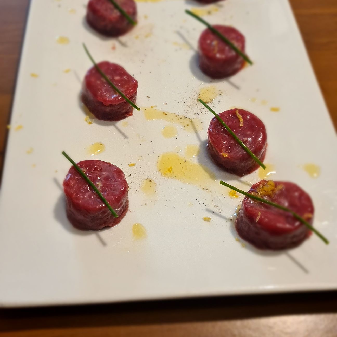 Tartare di manzo al profumo di limone 🍋
