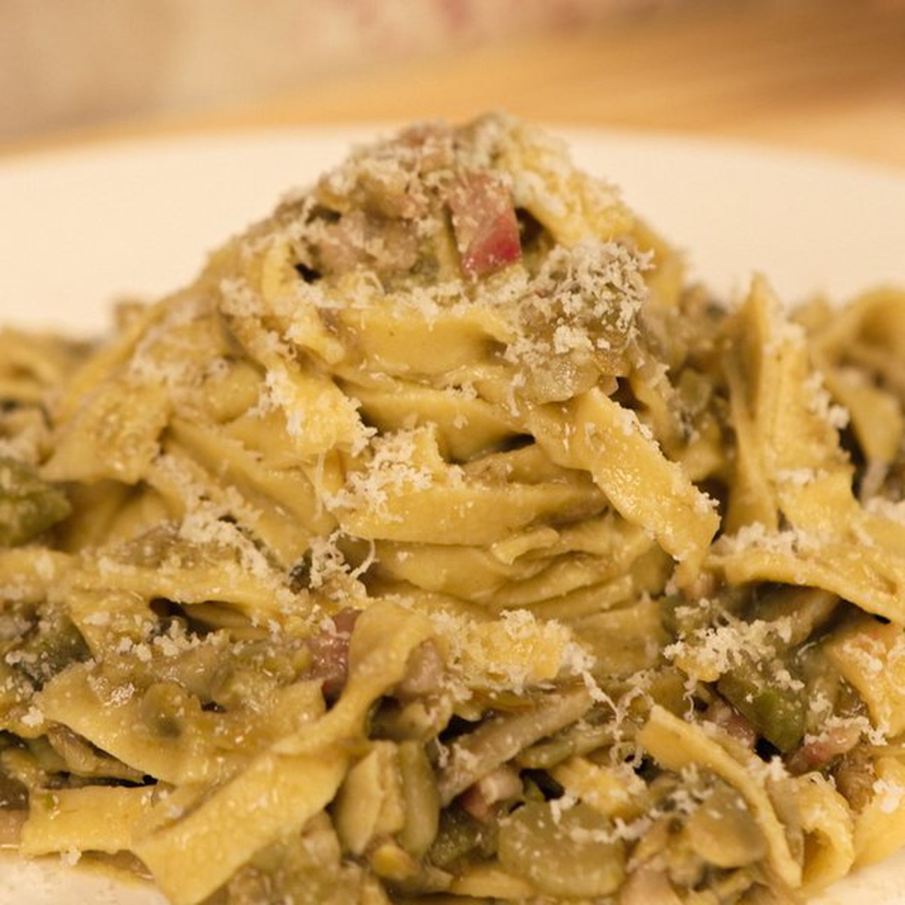 Fettuccine con i Carciofi Romaneschi