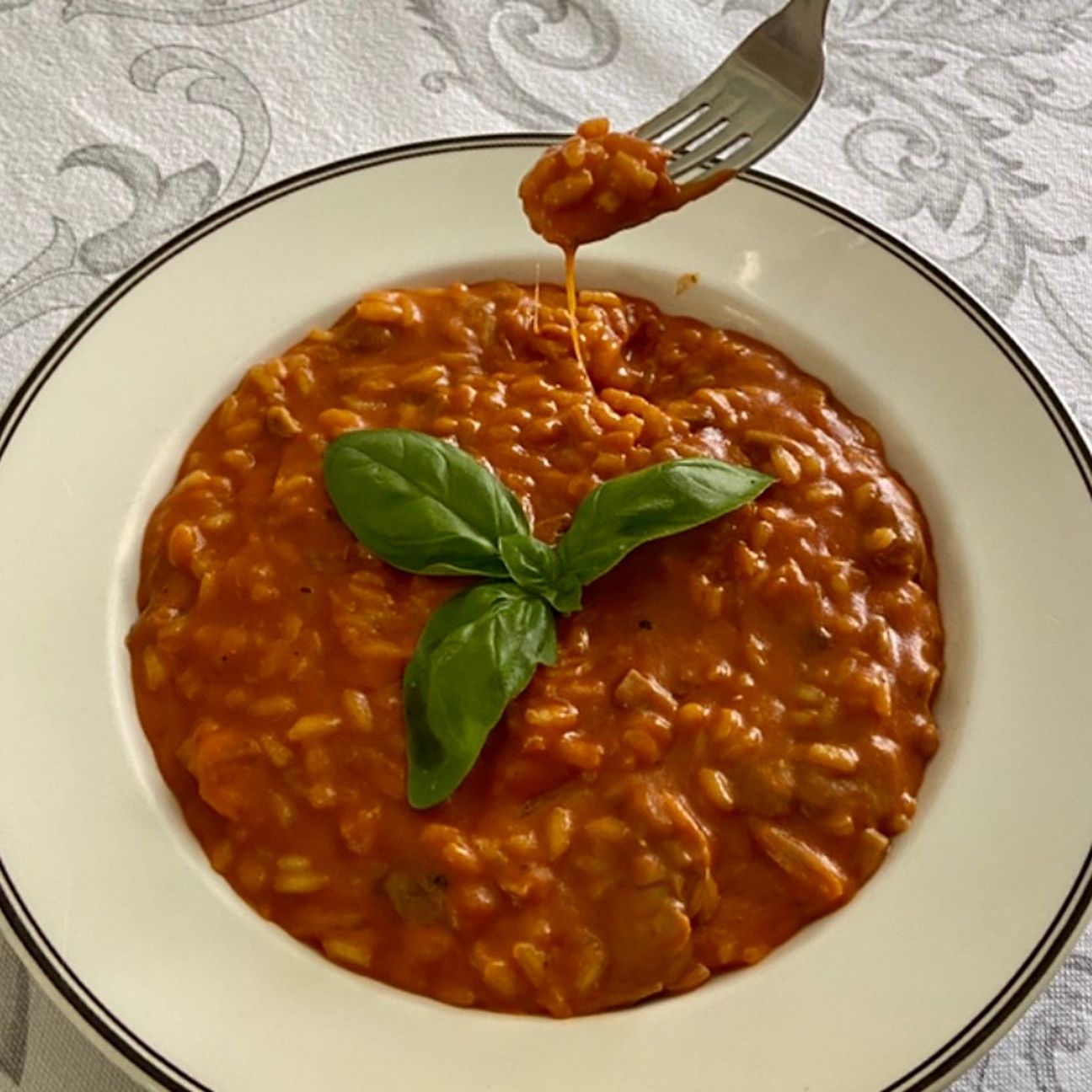 Risotto filante ai funghi