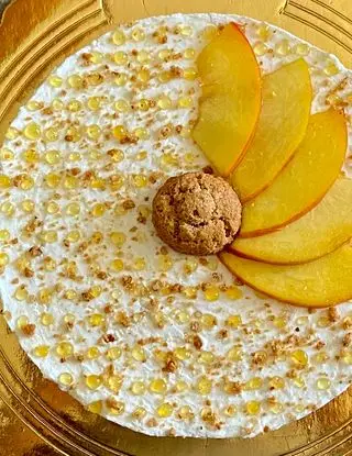 Ricetta Cheesecake pesche e amaretti di chiara.fusetti94