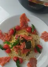 Ricetta Riso integrale con zucchine genovese 🥒 salmone affumicato e menta