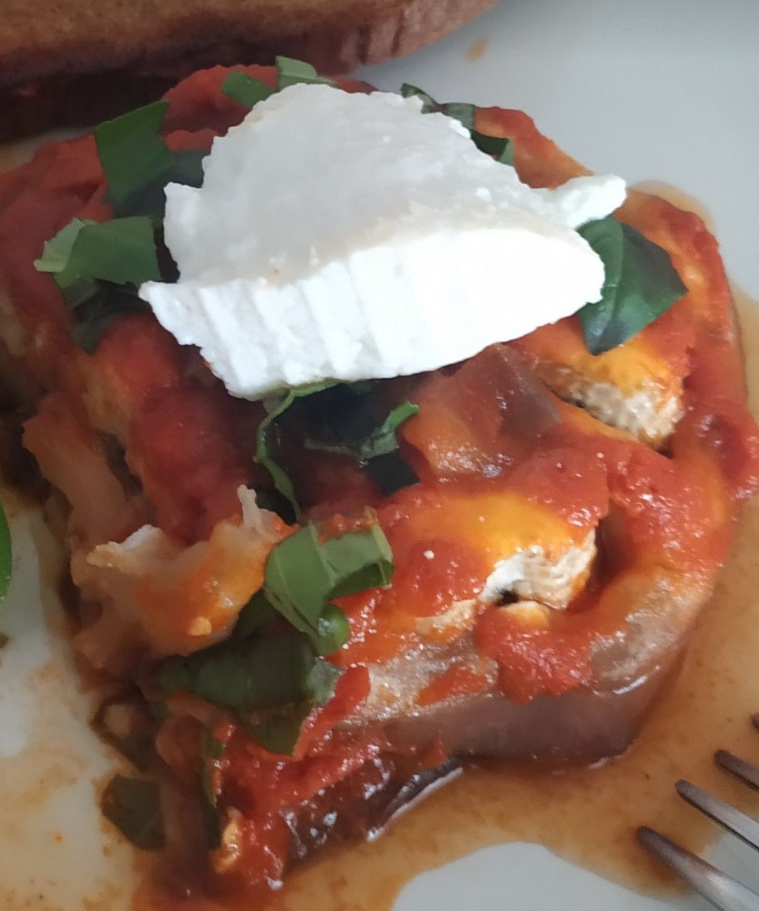 Parmigiana di melanzane 🍆 con ricotta 🍲