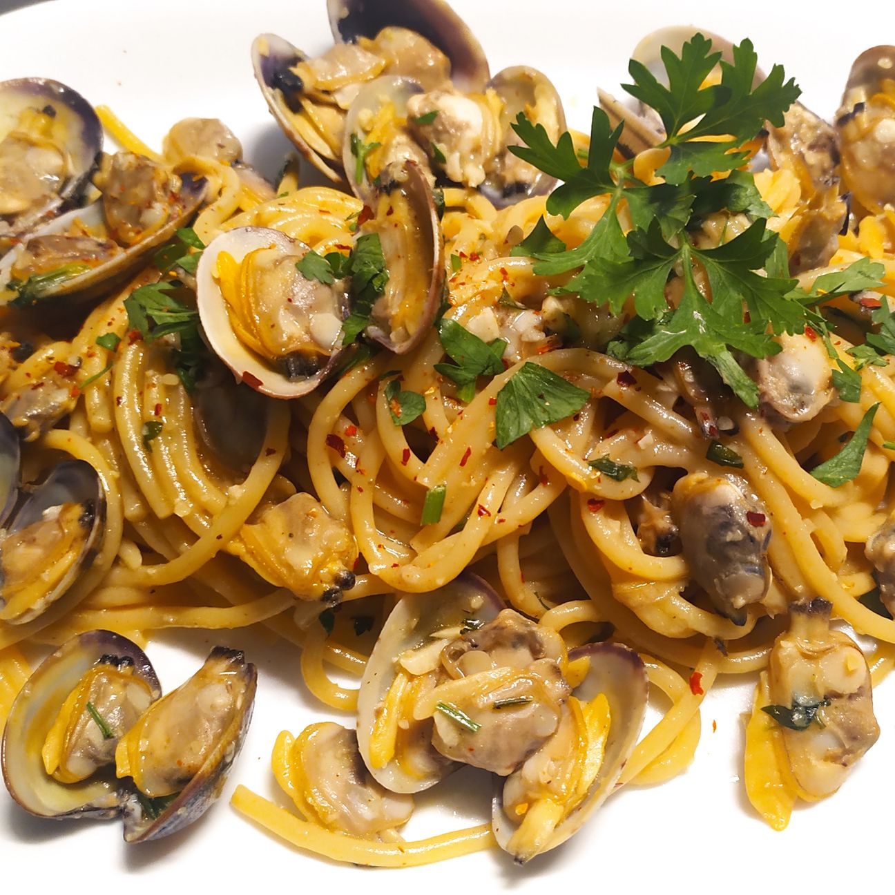 🌿Spaghetti con le vongole 🦪🦪