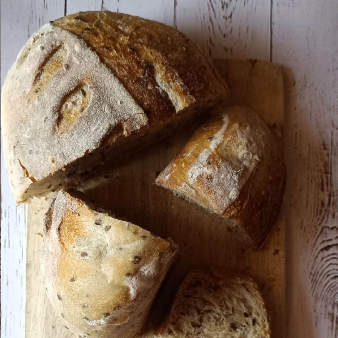 Pagnotta con semi di lino