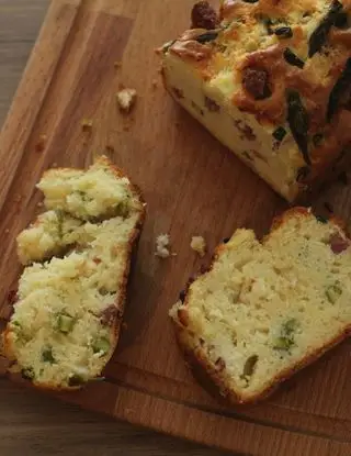 Ricetta Plum Cake Salato con Asparagi e Salame di elvirascordamaglia