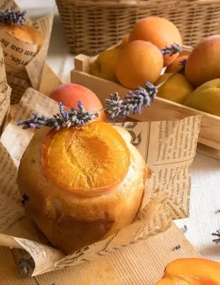 Ricetta Muffin albicocche, yogurt e lavanda  di granidipepe