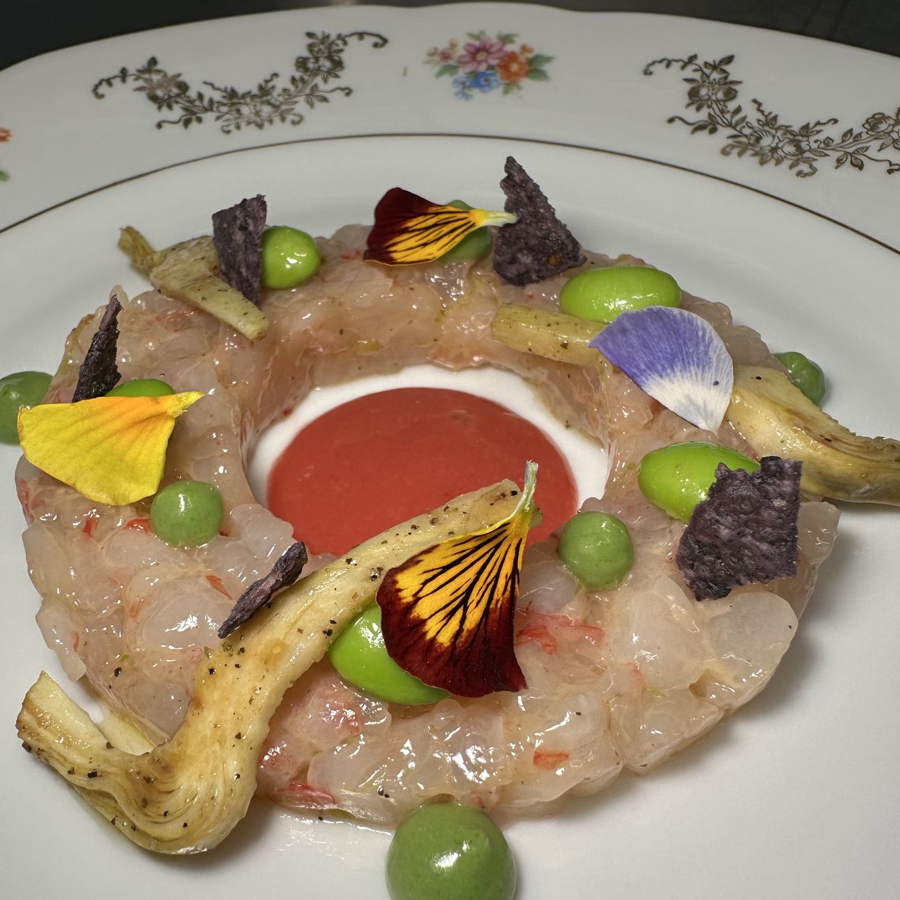 Tartare di gambero rosa