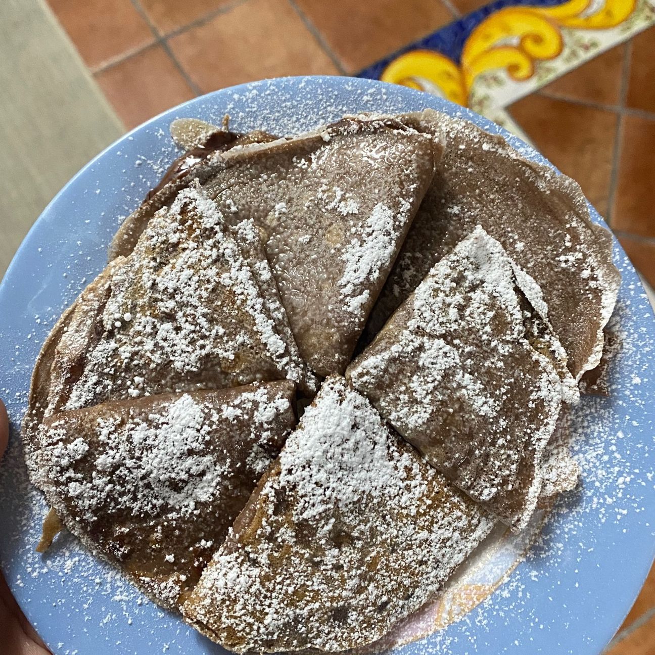 crepes al cacao