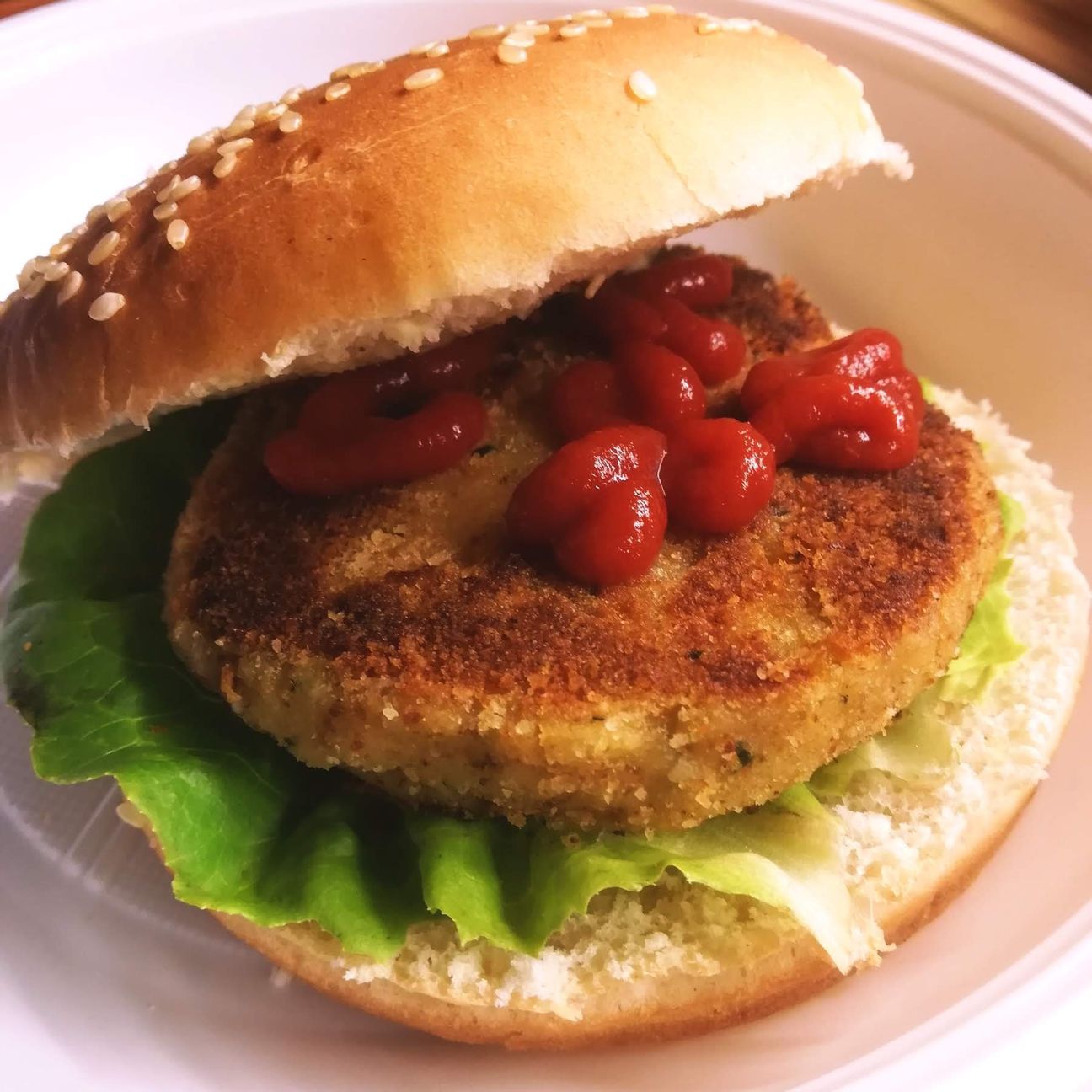 Hamburger di ceci e zucchine
