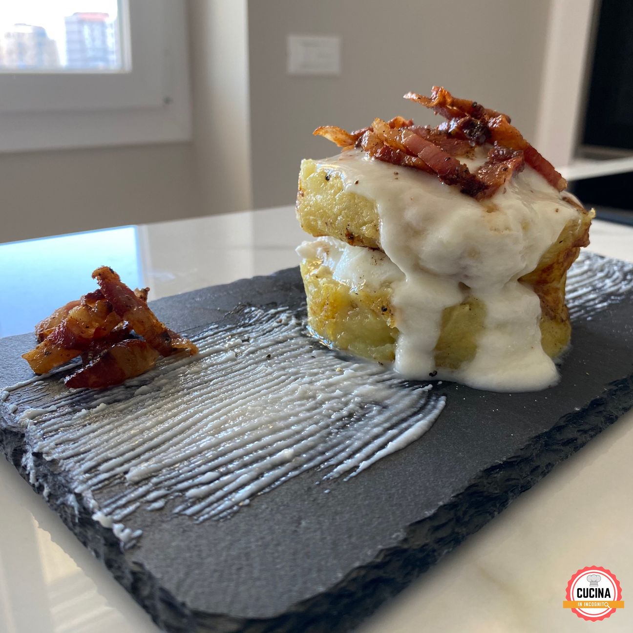 Tortino alla carbonara