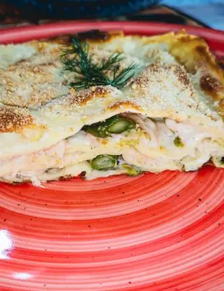 Ricetta Lasagna salmone e asparagi di cucinafocus