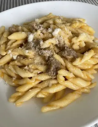 Ricetta Strozzapreti zucca e salsiccia di greeeetam