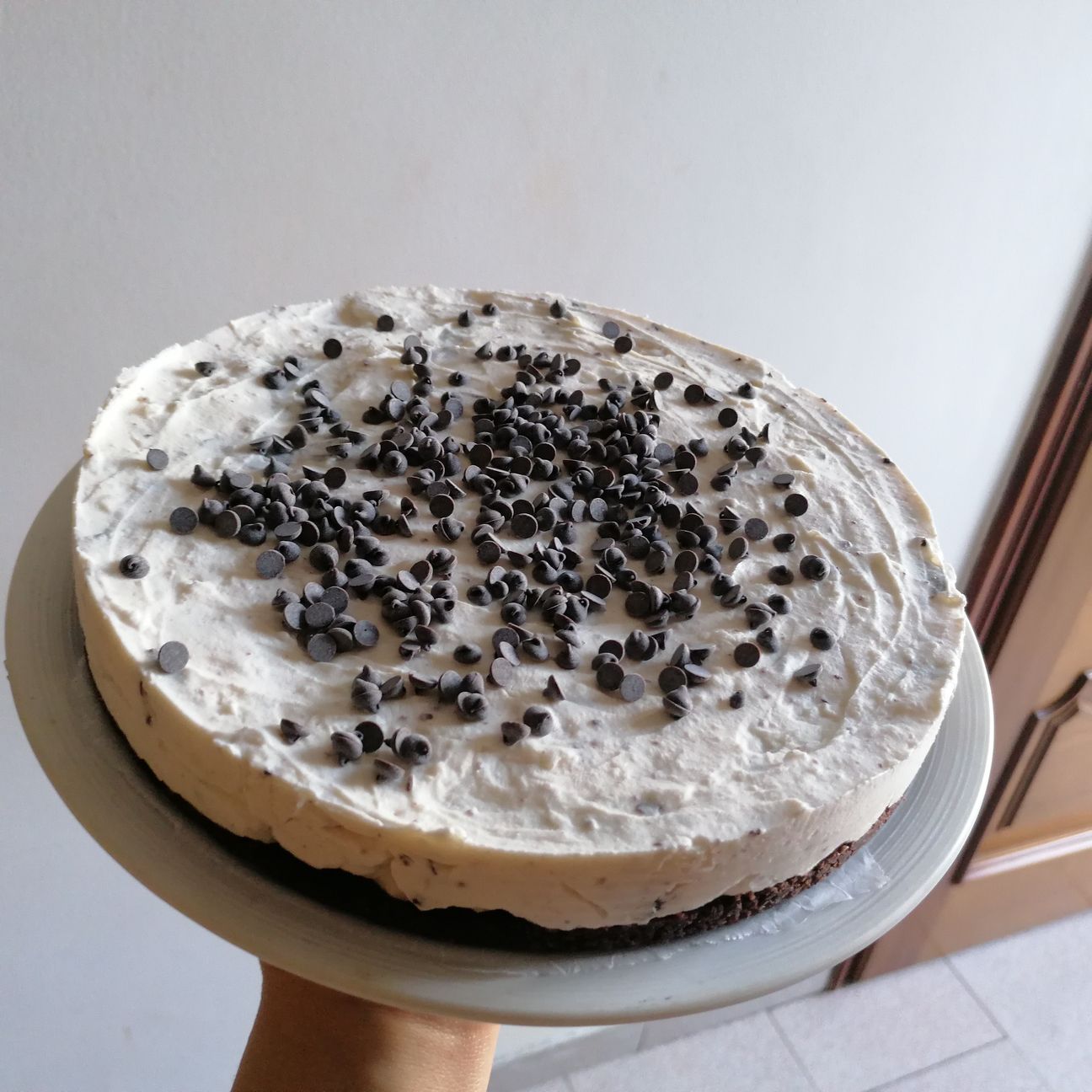 Cheesecake ricotta e gocce di cioccolato 🤩