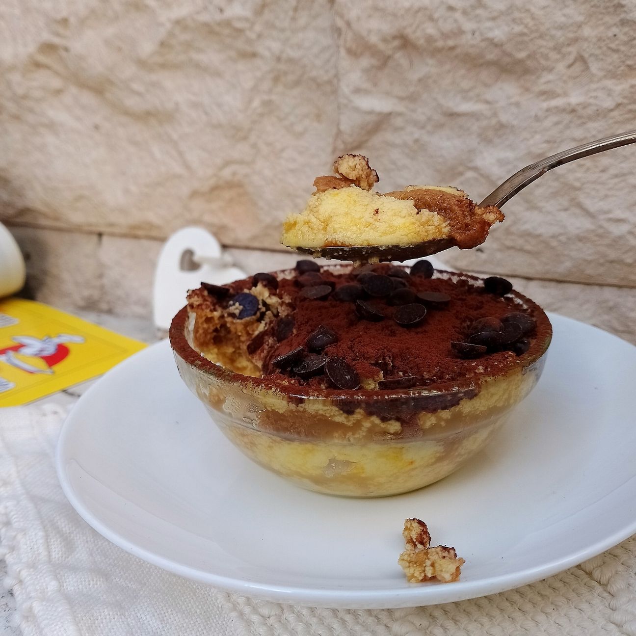 Tiramisù alla ricotta e zafferano