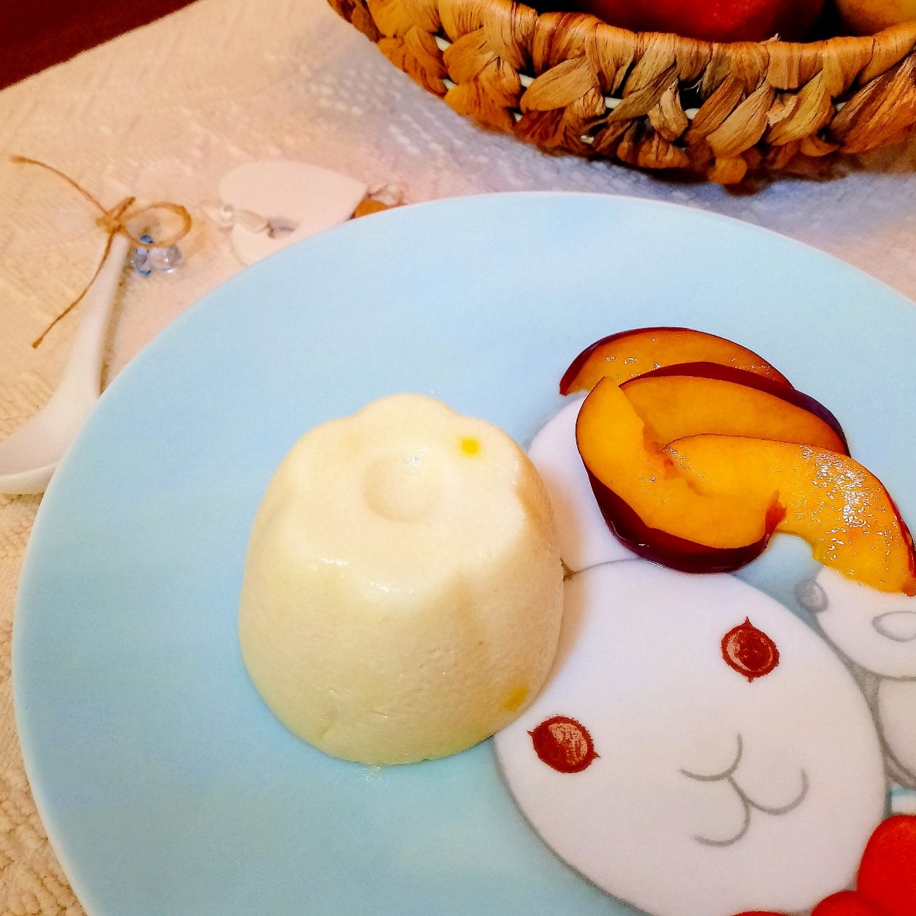 Timballo di semolino dolce allo zafferano