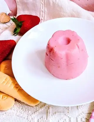 Ricetta BUDINO ALLA FRAGOLA SENZA ZUCCHERO di pupiepappe
