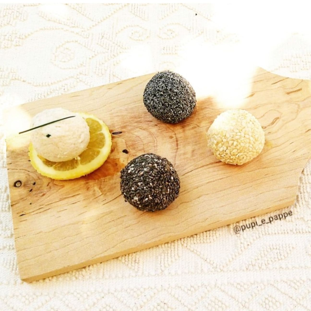 POLPETTE FREDDE DI RICOTTA, TONNO E LIMONE