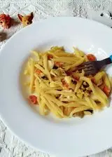 Ricetta TROFIE ALLE VERDURE, MOZZARELLA E TUORLO