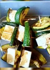 Ricetta SPIEDINI DI ZUCCHINE E FETA