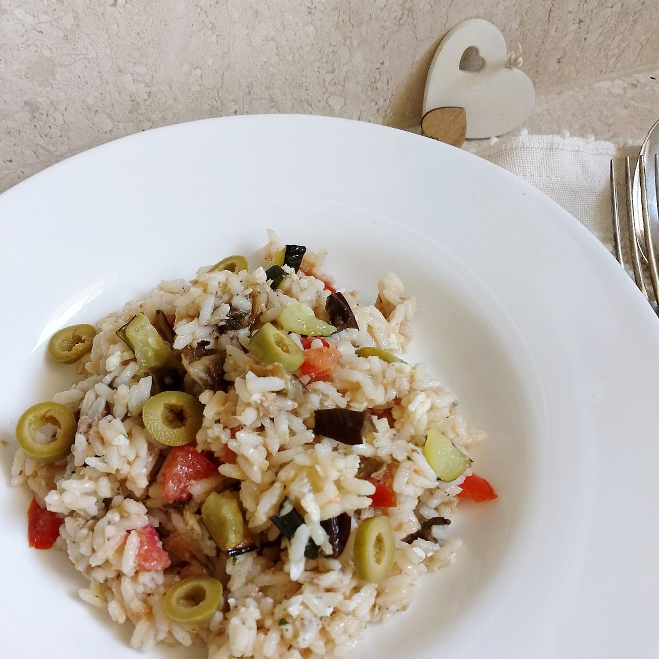 INSALATA DI RISO CON VERDURE GRIGLIATE