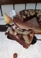 Ricetta Torta di pere,cacao e nocciole