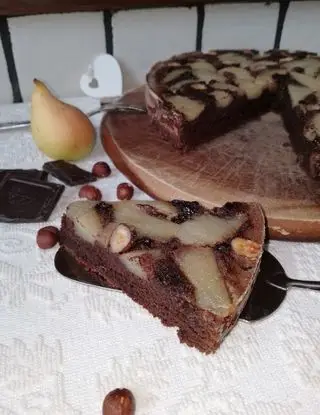 Ricetta Torta di pere,cacao e nocciole di pupiepappe