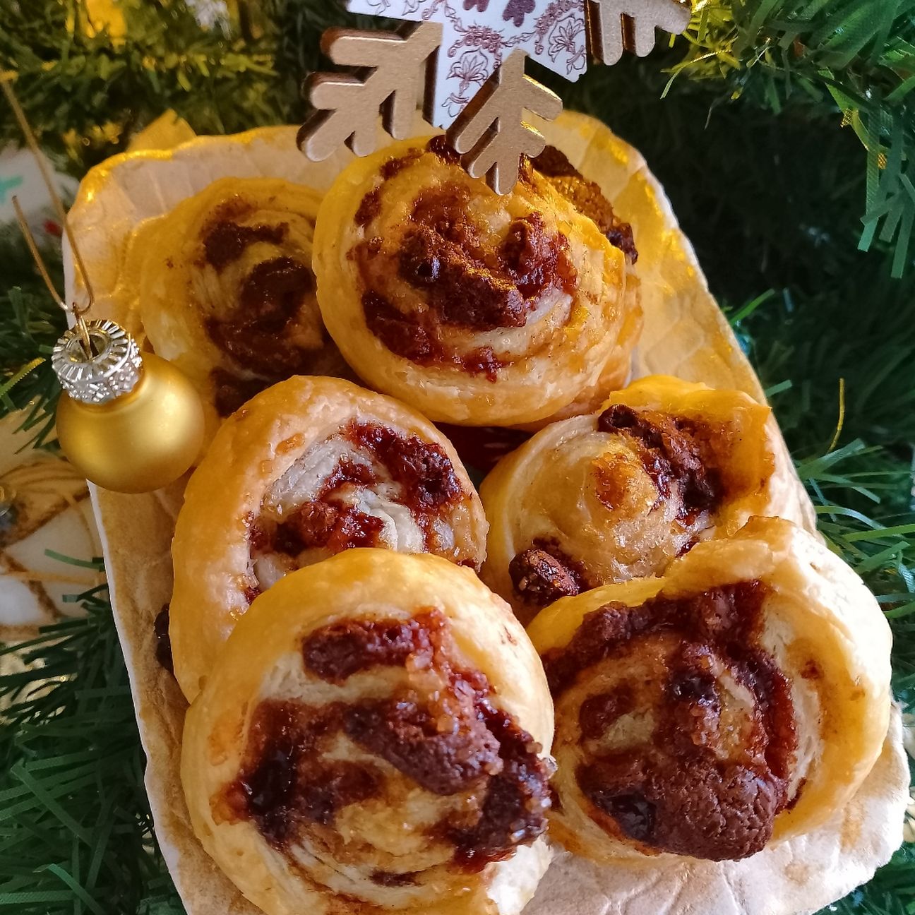 Girelle al cioccolato e cannella