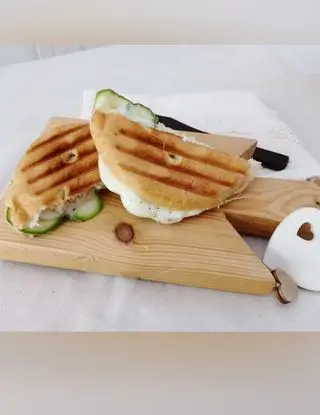 Ricetta Focaccia Vegetariana con zucchine crude di pupiepappe