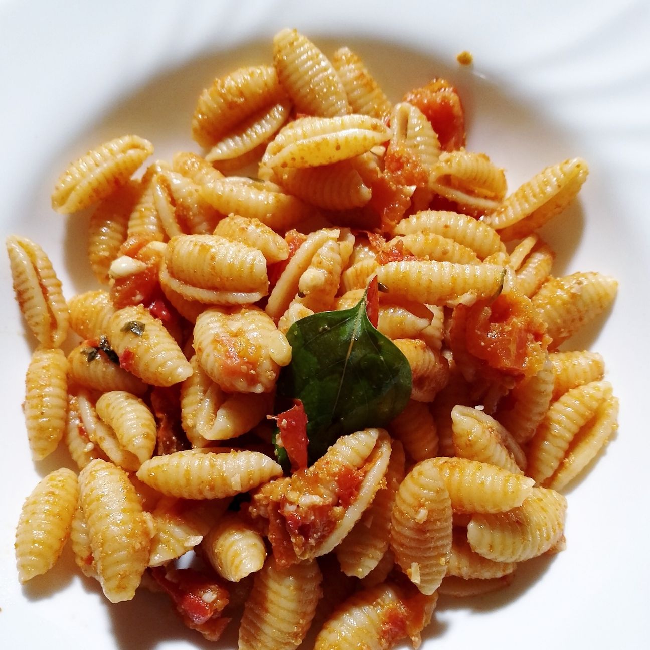Malloreddus alla bottarga e pomodoro fresco