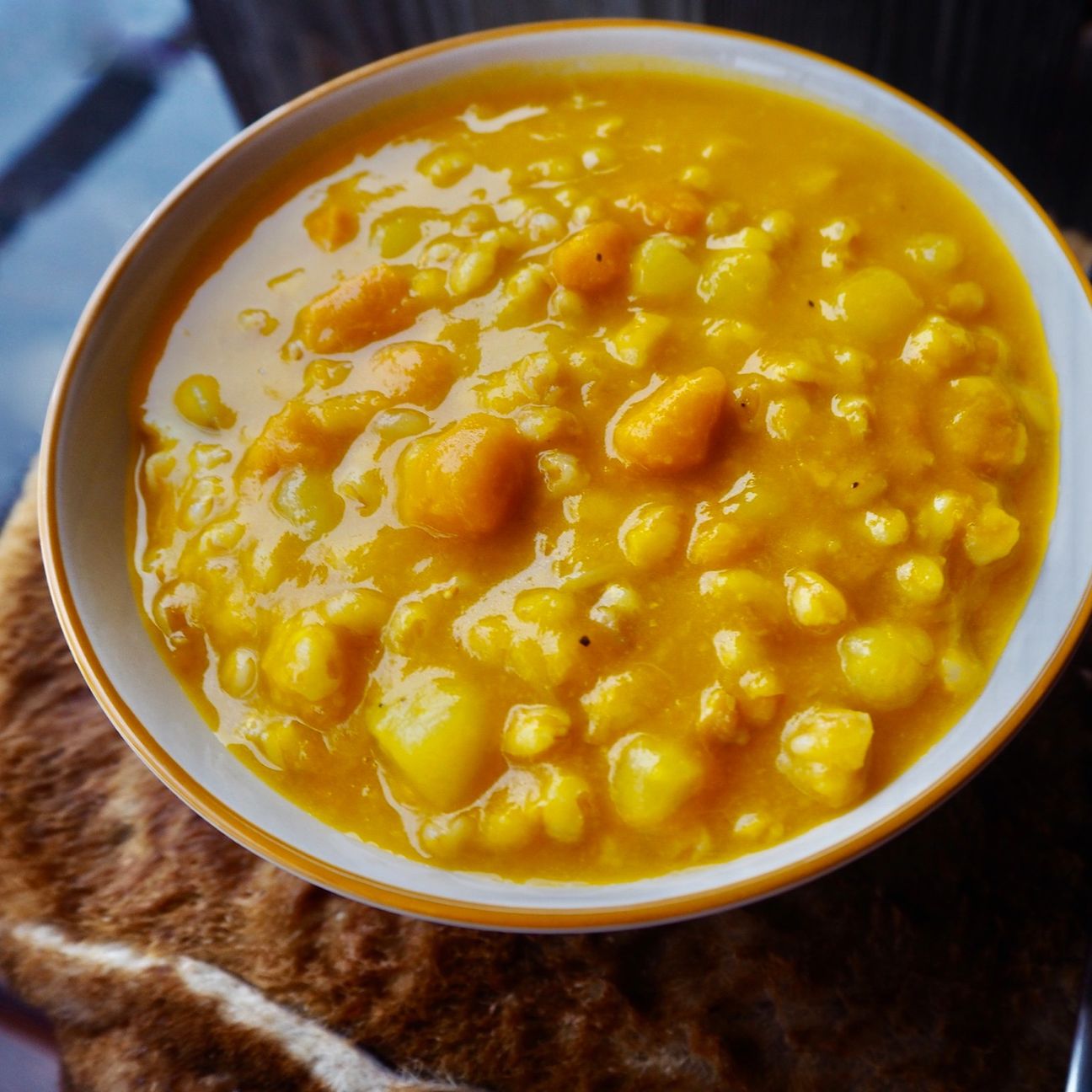 Crema di zucca e farro