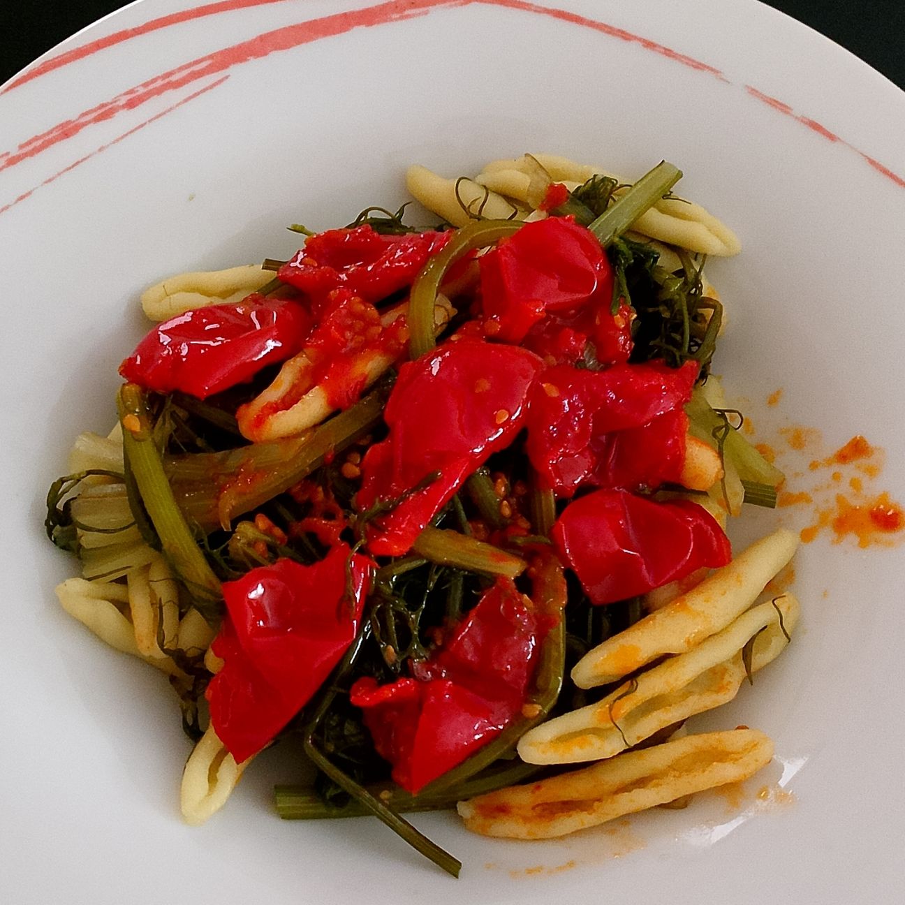 Cavatelli, finocchietti e pomodorini